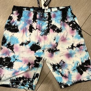 Kangol NWT Men's Tie-Dye Shorts 💯 cotton